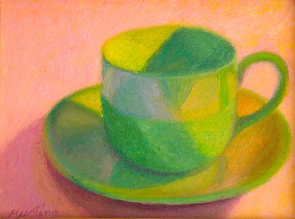 Green Cup   6x8