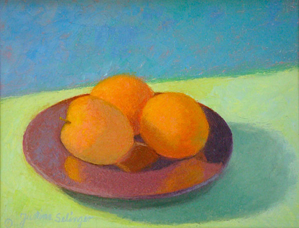 Plate of Peaches    11x14